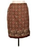 Talbots 100% Rayon Paisley Brown Casual Skirt Size 10 - photo 1
