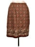 Talbots 100% Rayon Paisley Brown Casual Skirt Size 10 - photo 2