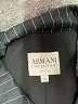 Armani Collezioni Stripes Black Jacket Size 10 - photo 6
