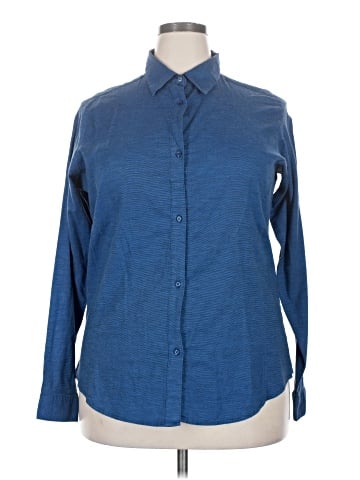 Aura Long Sleeve Button-Down Shirt (view 1)