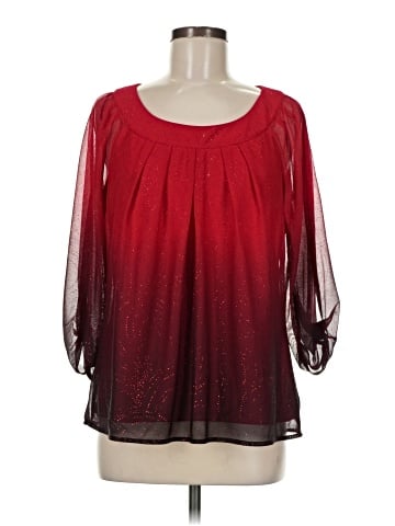 Sara Michelle 3/4 Sleeve Blouse (view 1)