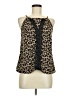 Shein 100% Polyester Brown Sleeveless Blouse Size 6 - photo 1
