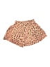 Adrienne Animal Print Tan Shorts Size S - photo 1