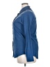 Aura Blue Long Sleeve Button-Down Shirt Size XXL - photo 5