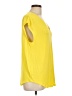 CAbi Yellow Short Sleeve Top Size L - photo 4