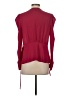 BCBGMAXAZRIA 100% Polyester Solid Pink Burgundy 3/4 Sleeve Blouse Size XXS - photo 2