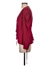 BCBGMAXAZRIA 100% Polyester Solid Pink Burgundy 3/4 Sleeve Blouse Size XXS - photo 5