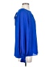 Banana Republic 100% Polyester Blue Long Sleeve Blouse Size S - photo 4