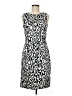 AGB Animal Print Gray Cocktail Dress Size 8 - photo 1