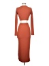 Fore 100% Cotton Orange Cocktail Dress Size S - photo 2