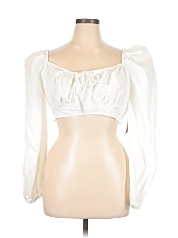 NA-KD 3/4 Sleeve Blouse (view 1)