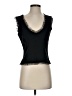 Moda International 100% Polyester Black Sleeveless Top Size S - photo 1