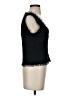 Moda International 100% Polyester Black Sleeveless Top Size S - photo 4