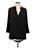 Lucky & Blessed Black 3/4 Sleeve Blouse Size L - photo 1