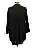Lucky & Blessed Black 3/4 Sleeve Blouse Size L - photo 2