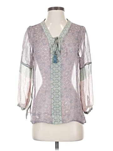 Gypsy 05 3/4 Sleeve Silk Top (view 1)