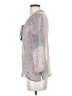 Gypsy 05 100% Silk Blue 3/4 Sleeve Silk Top Size XS - photo 5
