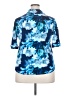 St. John's Bay Floral Blue Short Sleeve Blouse Size XXL - photo 2