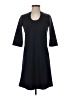 V Fish Solid Black Casual Dress Size XS - photo 1