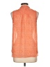 Darjoni 100% Polyester Orange Sleeveless Blouse Size L - photo 2