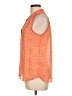Darjoni 100% Polyester Orange Sleeveless Blouse Size L - photo 5