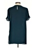 DR2 100% Polyester Teal Short Sleeve Blouse Size S - photo 2