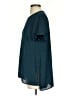 DR2 100% Polyester Teal Short Sleeve Blouse Size S - photo 5