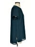 DR2 100% Polyester Teal Short Sleeve Blouse Size S - photo 4