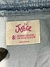 Justice Blue Short Sleeve Blouse Size 8 - photo 3