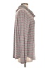 Ann Taylor LOFT Gray Long Sleeve Top Size L - photo 4