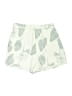 Peach 100% Polyester Print Green Shorts Size S - photo 1