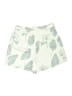 Peach 100% Polyester Print Green Shorts Size S - photo 2