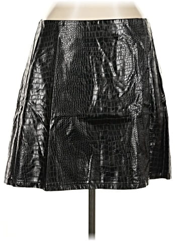 Bar III Faux Leather Skirt (view 1)