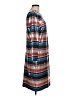 Etcetera 100% Polyester Graphic Silver Casual Dress Size 8 - photo 4