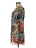 Lua 100% Polyester Paisley Blue Casual Dress Size M - photo 5