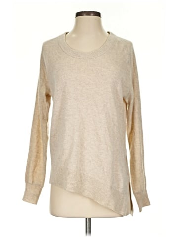 Aqua Cashmere Pullover Sweater (view 1)