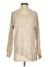Aqua 100% Cashmere Metallic Tan Cashmere Pullover Sweater Size S - photo 1