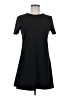 MNG Solid Black Casual Dress Size 6 - photo 1