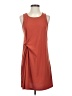 Leith Solid Orange Casual Dress Size S - photo 1
