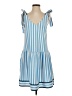Unbranded Stripes Blue Casual Dress Size S - photo 1