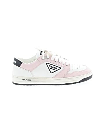 Prada Leather District Low 'Alabaster' Sneakers (view 1)