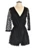 Everly 100% Polyester Black Romper Size XS - photo 1