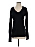 Three Dots 100% Combed Cotton Black Long Sleeve T-Shirt Size XXS (estimated) - photo 1
