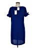 Coercion 100% Polyester Blue Short Sleeve Top Size 8 - photo 2