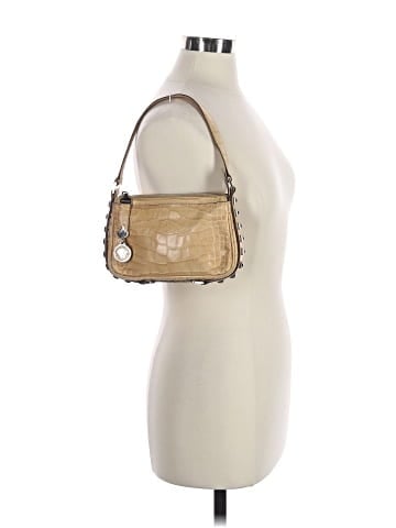 Versace Vintage croc embossed Leather Shoulder Bag (view 2)