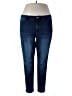 Denim 24/7 Polka Dots Blue Jeans Size 20w - photo 1