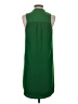Express 100% Polyester Solid Green Casual Dress Size XS - photo 2