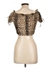 Privy Tan Short Sleeve Top Size L - photo 2