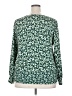Gilli Green Long Sleeve Blouse Size 2X - photo 2