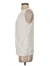 IMAN Ivory Sleeveless Blouse Size S - photo 5